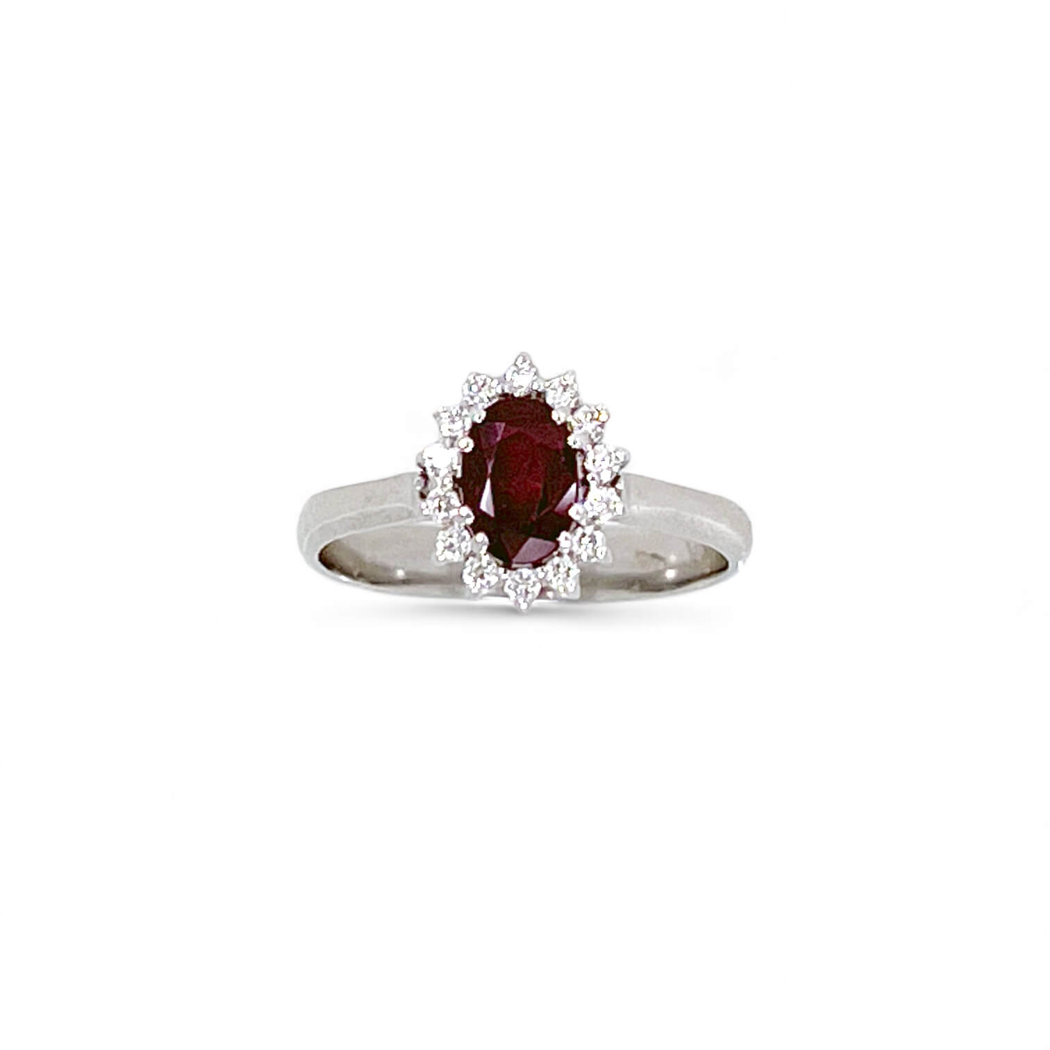 Anello rubino  diamanti e oro  BON TON art.  AN1283