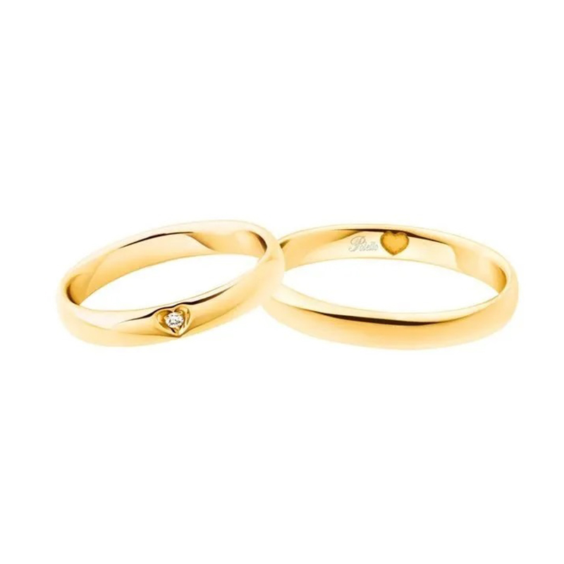 Fedi nuziali Polello in oro art. 3120DG-3120UG