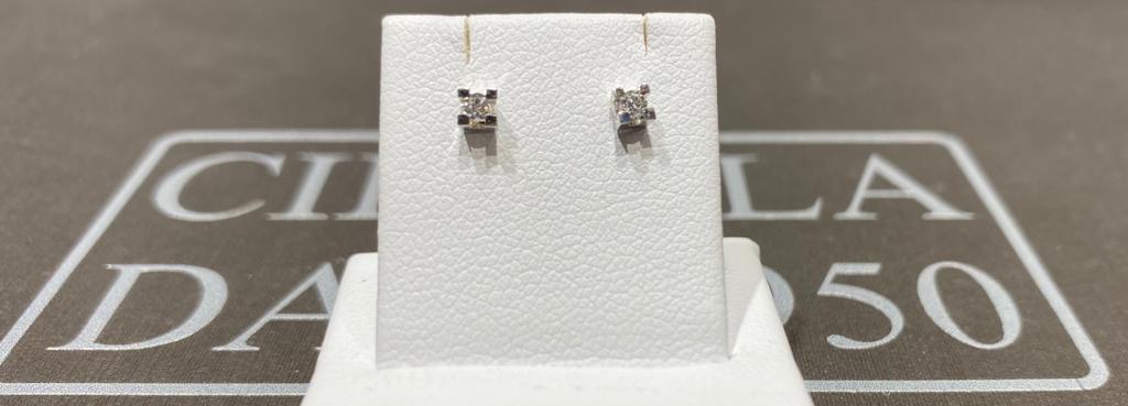 Gold and diamond light point earrings DESIDERIO art. OR635