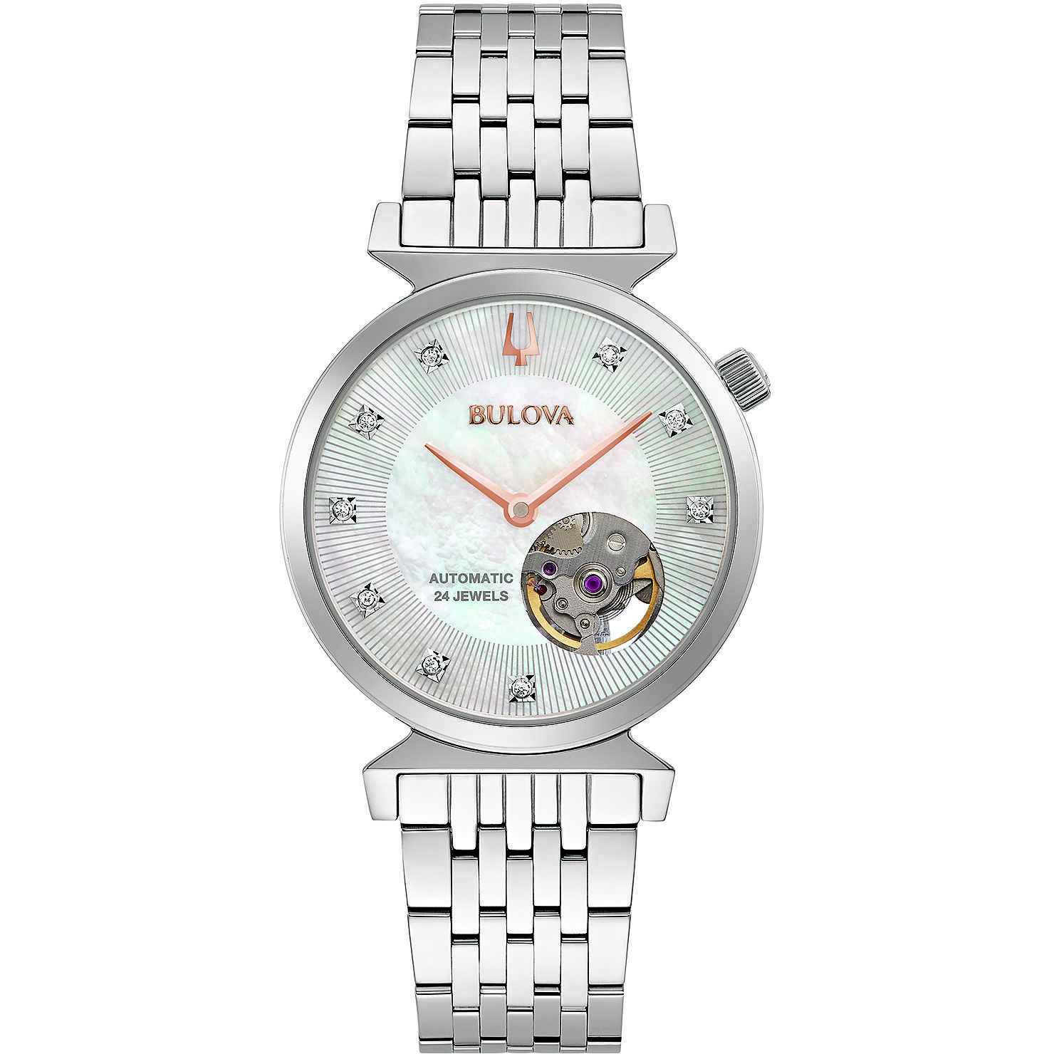 Orologio solo tempo donna Bulova Automatic REGATTA art. 96P222