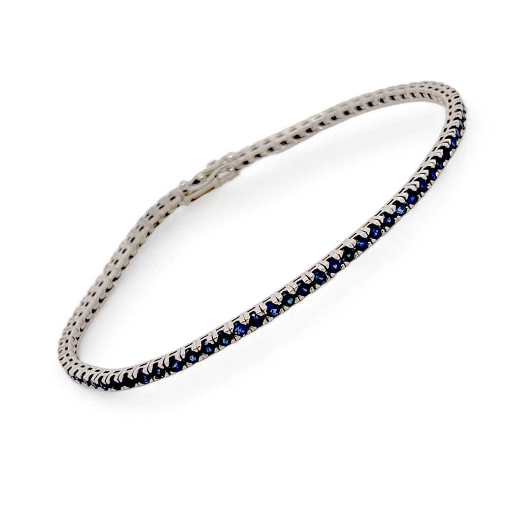 Icon White Gold Tennis Bracelet