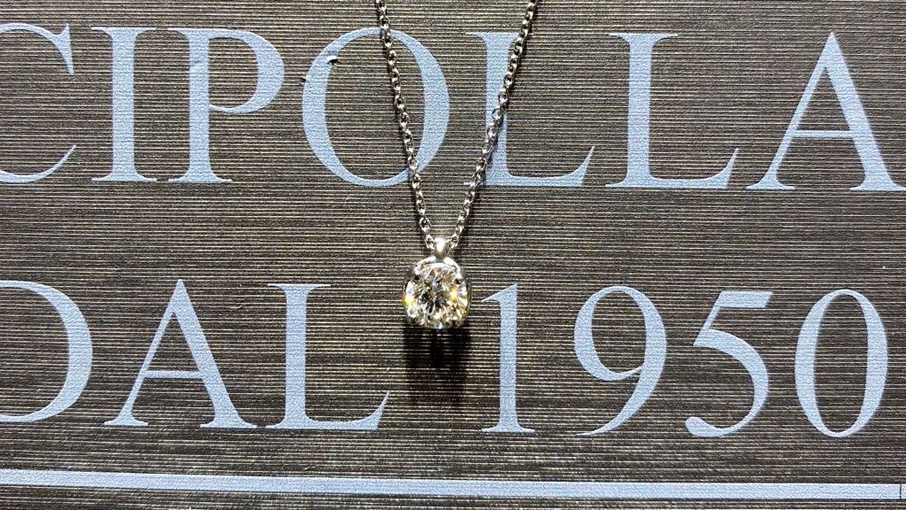 PASSIONE Gold and Diamond Light Point Pendant Art. CD067