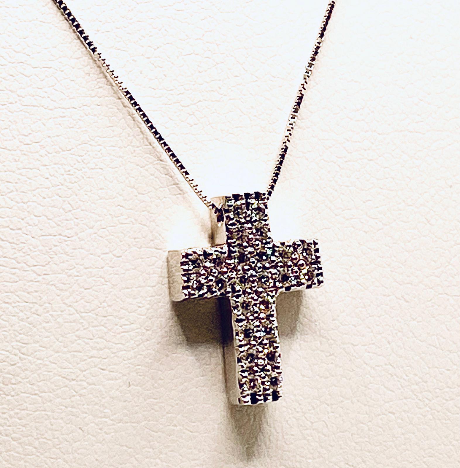 Pendente croce con diamanti art.GR372-1 Pendente croce con diamanti art.GR372-1