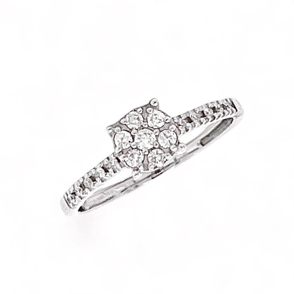 Anello solitario NARCISO oro e diamanti Art.AN2686-8