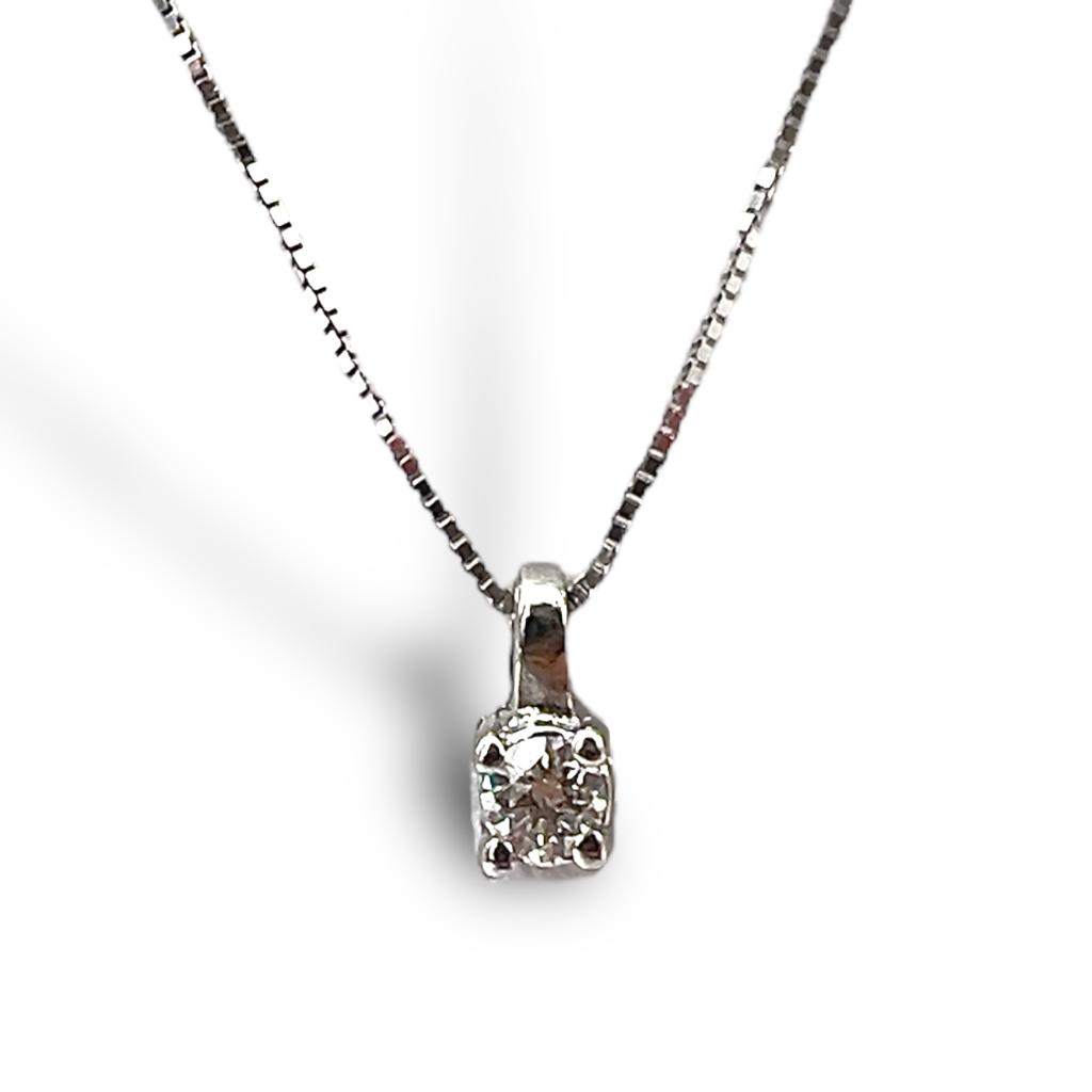 Gold and diamond light point pendant art. CD737-1