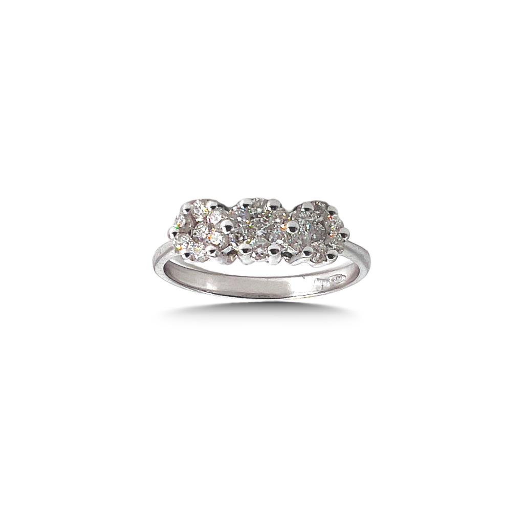 Anello trilogy  oro e diamanti SETA Art. AN2687-1