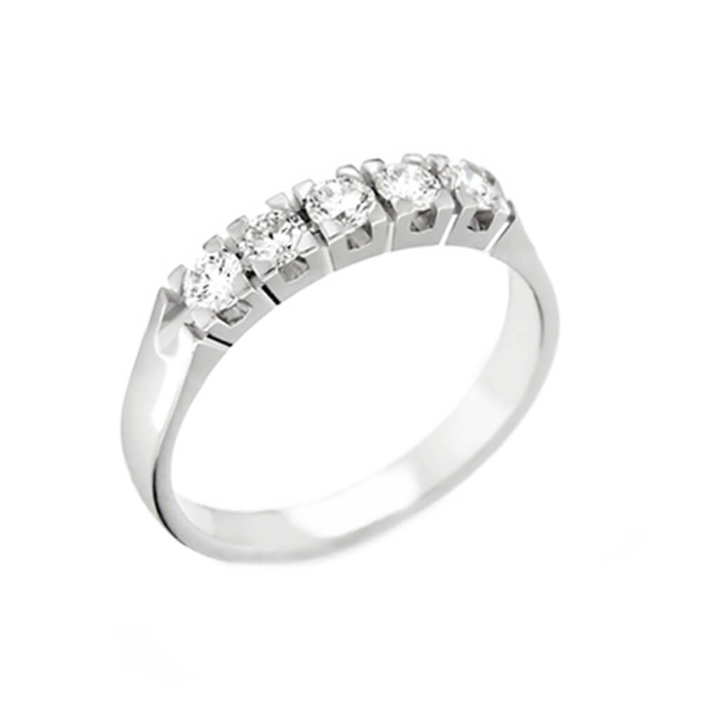 Anello veretta oro  e diamanti  SOGNO Art. AN1834-1