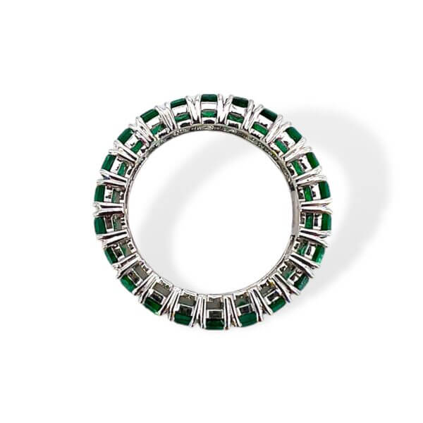 Anello smeraldo in oro 18 kt GEMME ART. R4009-EM14 Anello smeraldo in oro 18 kt GEMME ART. R4009-EM14