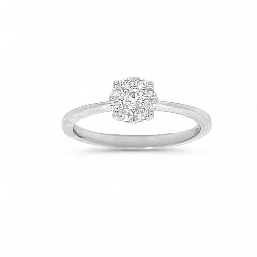 Anello solitario NARCISO oro e diamanti Art. AN2610