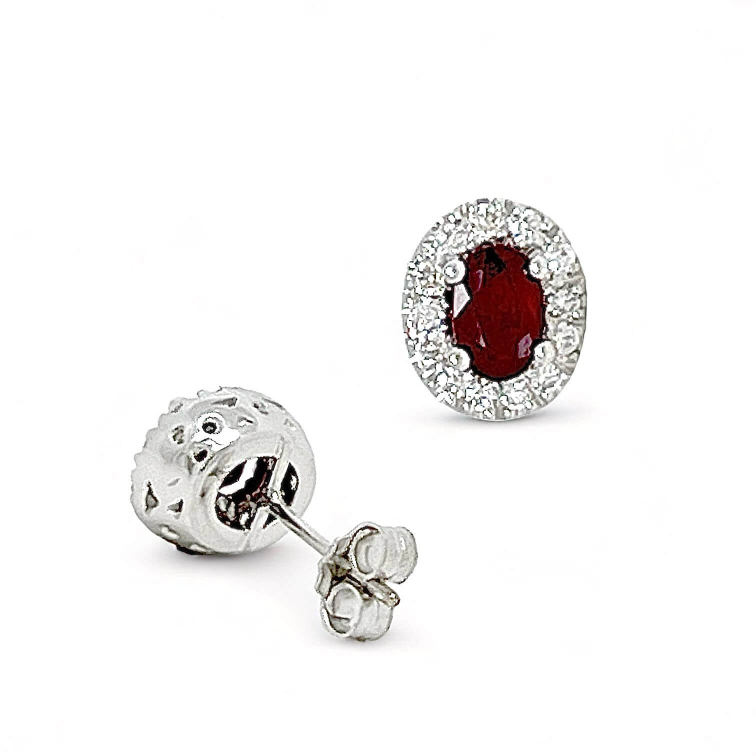 Orecchini Rubini Oro e Diamanti BELLE EPOQUE Art. OR1510