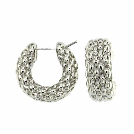 Orecchini FOPE cerchio oro bianco 750% ART. FOPE6