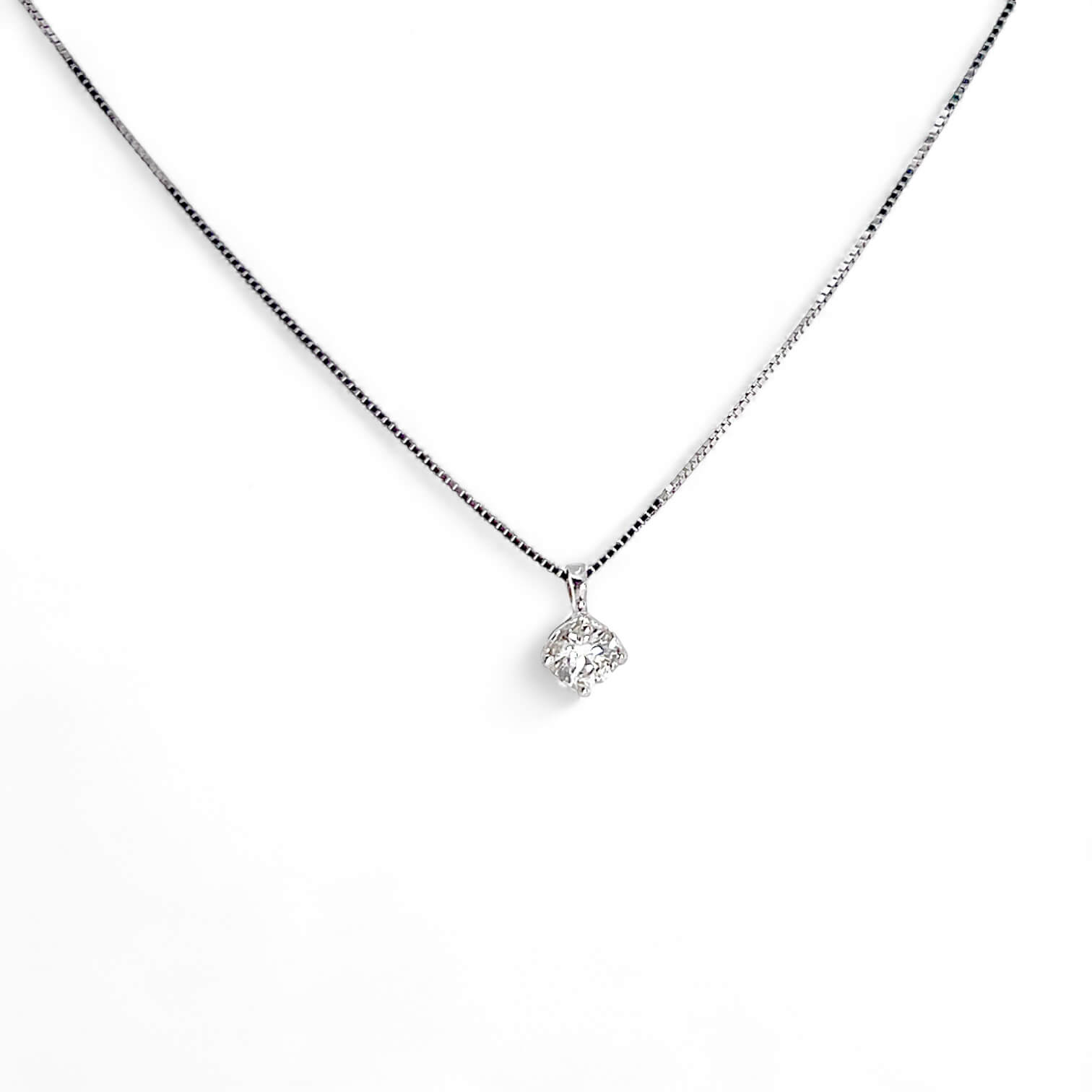 White gold diamond light point pendant DREAM art. CD1106-2