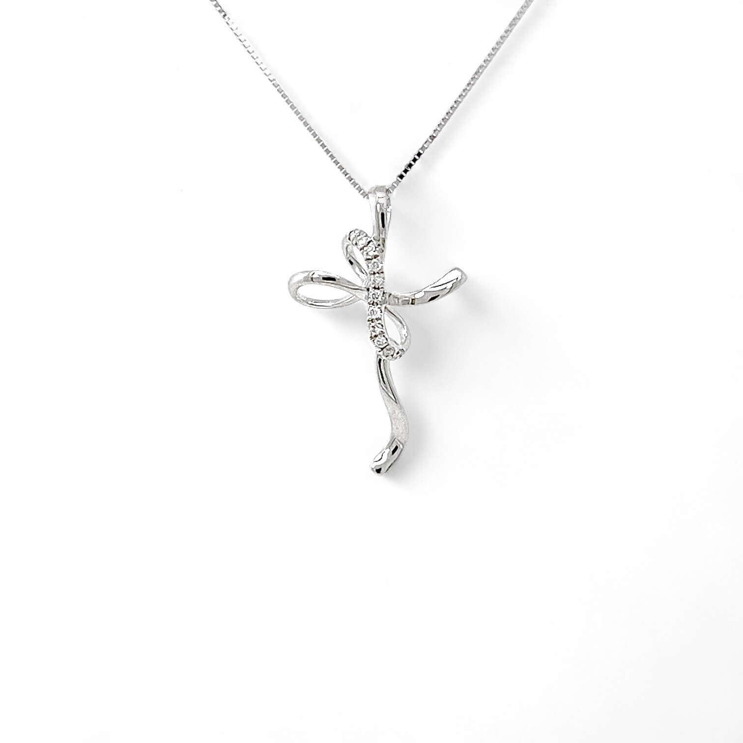 Pendente croce con diamanti art.CC1684