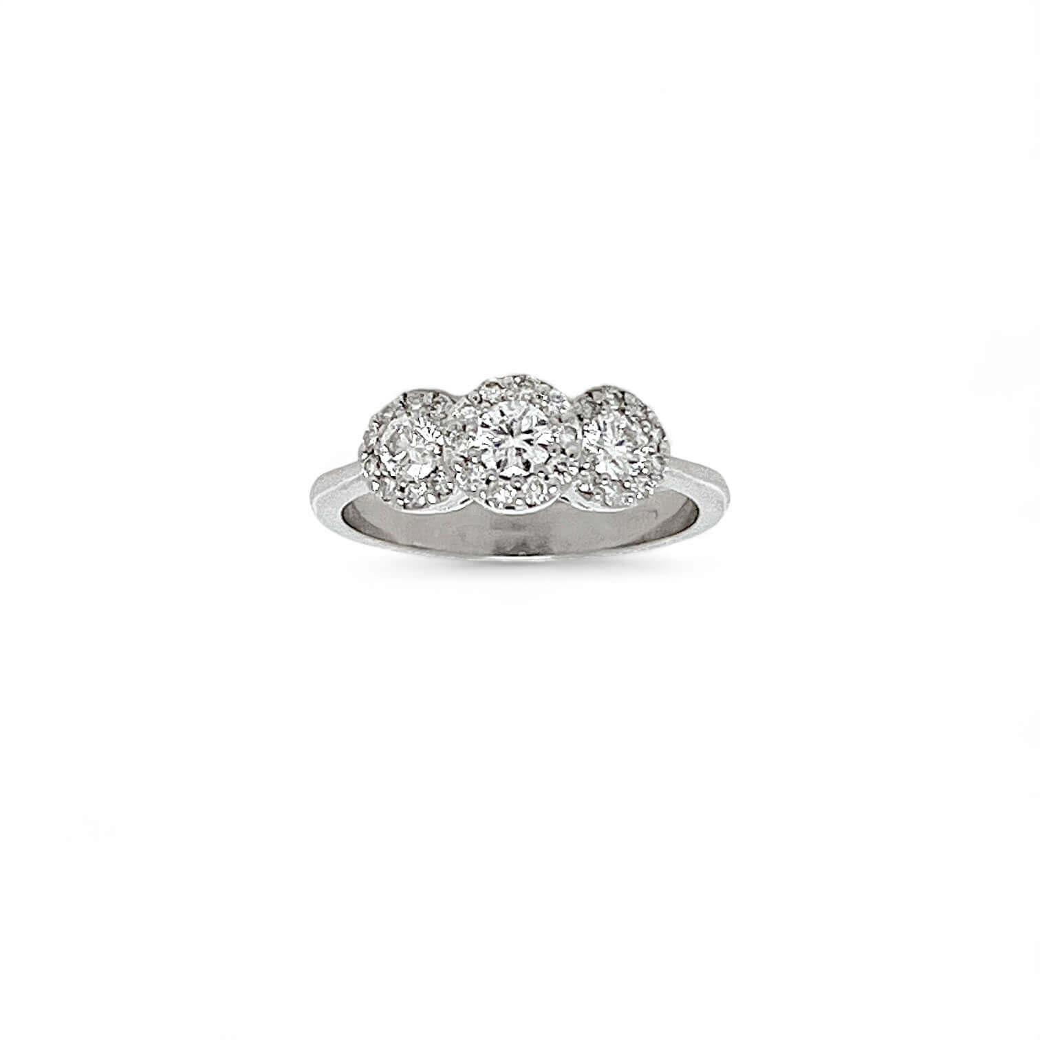 Anello trilogy oro e diamanti SETA Art. AN1716-2