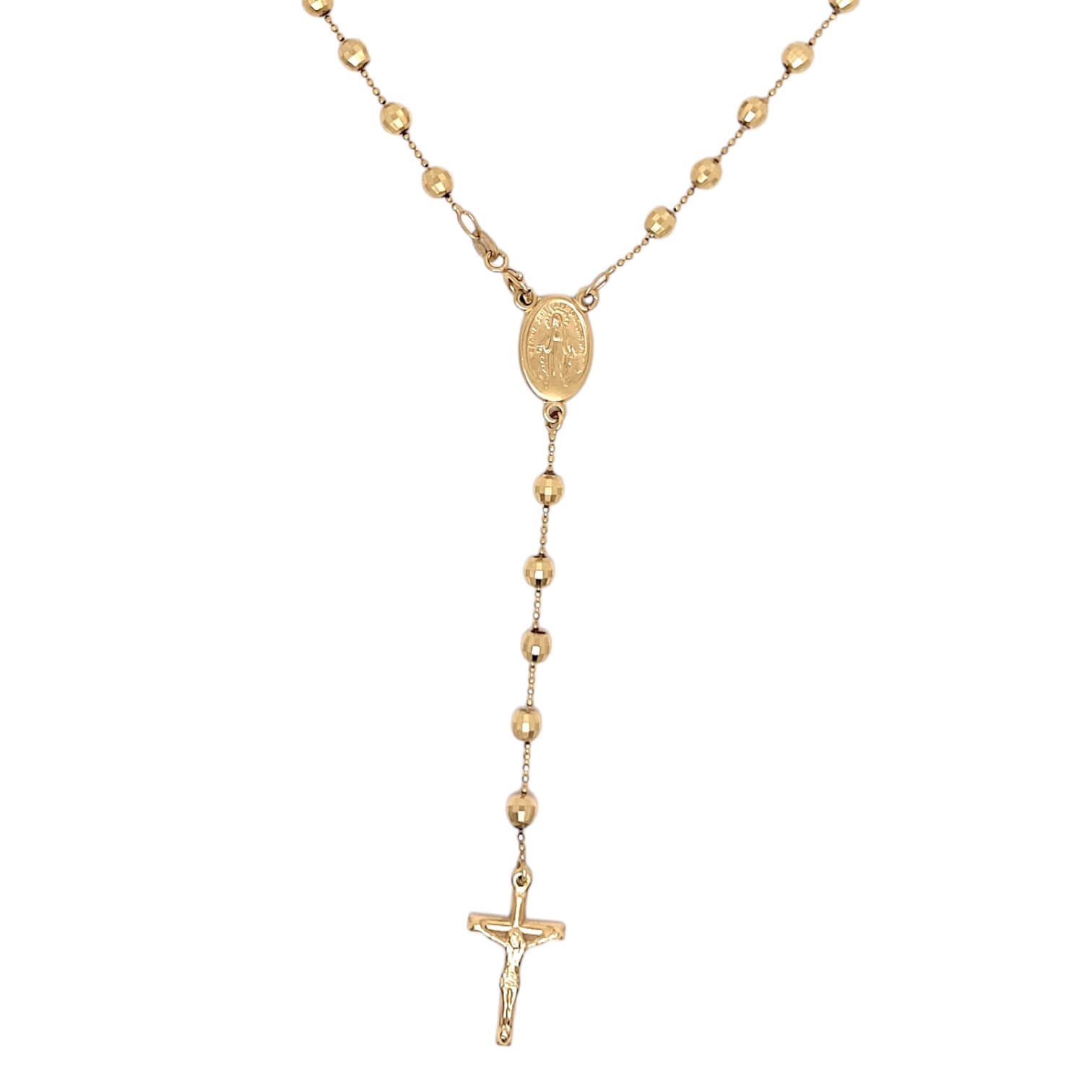 Rosario gold chain necklace 750% Art. ROOG03