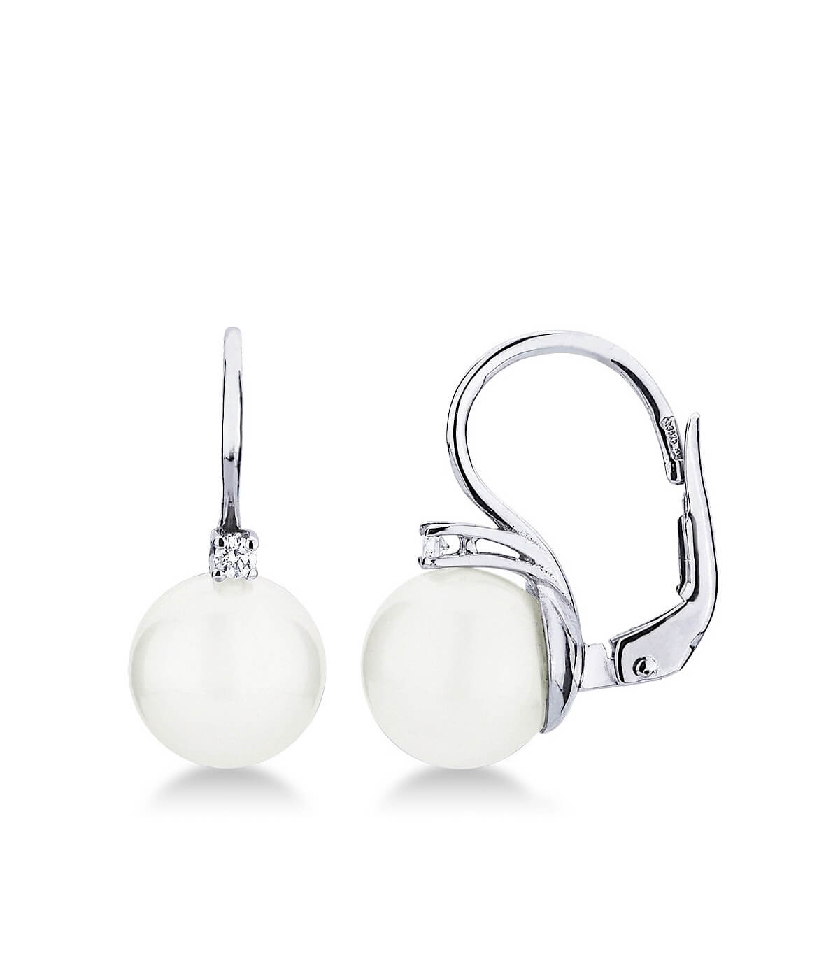 Orecchini di perle e diamanti art. PERLE01