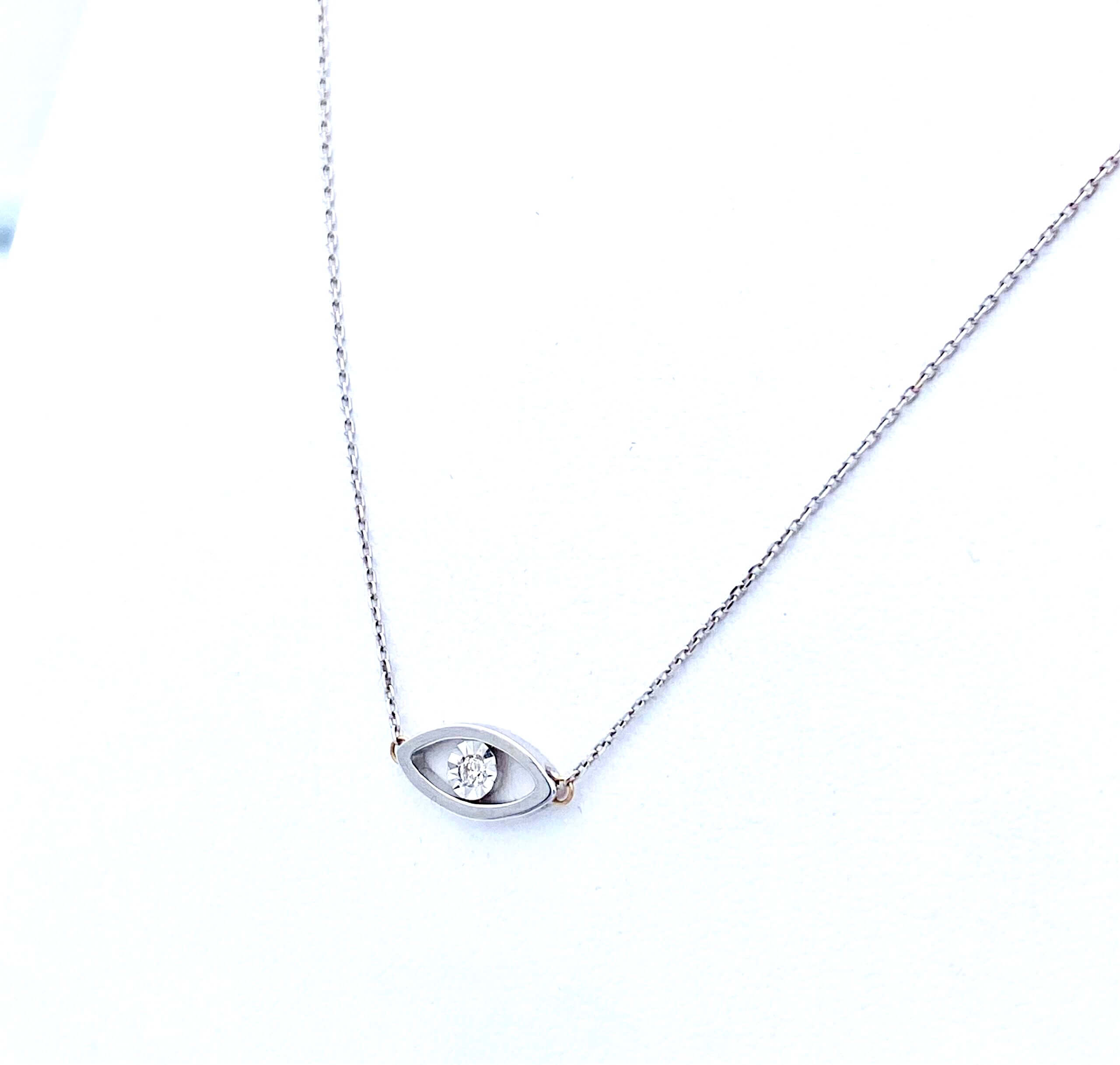 White Gold and Diamond Pendant Art. PD4202F