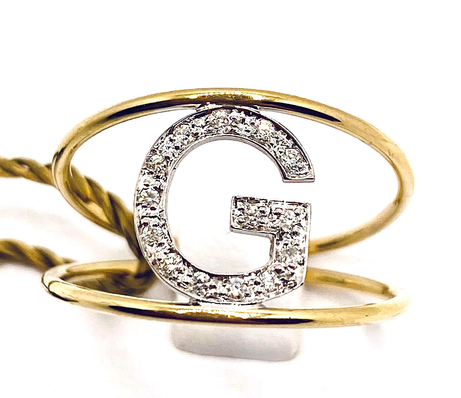 Anello iniziale in oro ART.AN-G