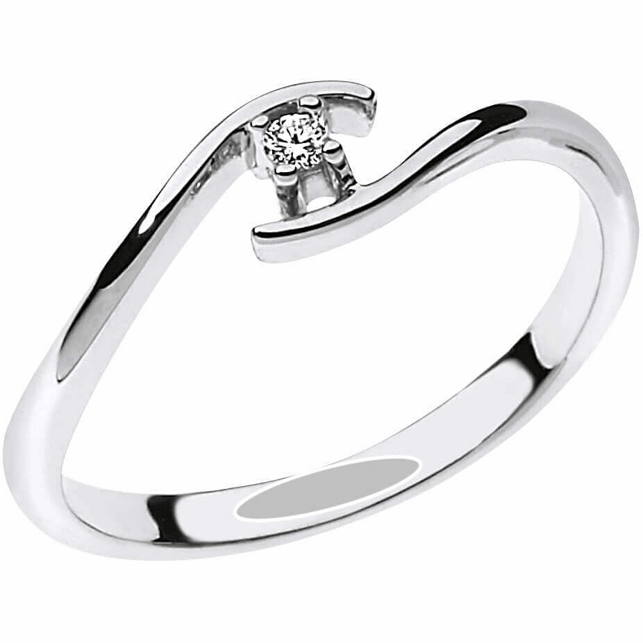 Anello solitario in oro e diamante art.  ANSL2