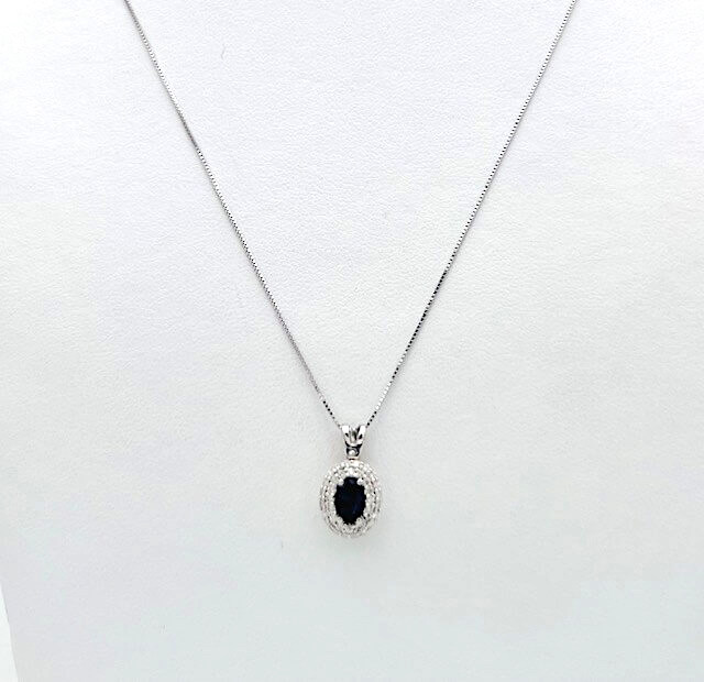 BELLE EPOQUE Gold and Diamond Sapphire Pendant Art.CD988-3