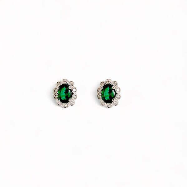 Orecchini smeraldi e diamanti BELLE EPOQUE Art. OR1366