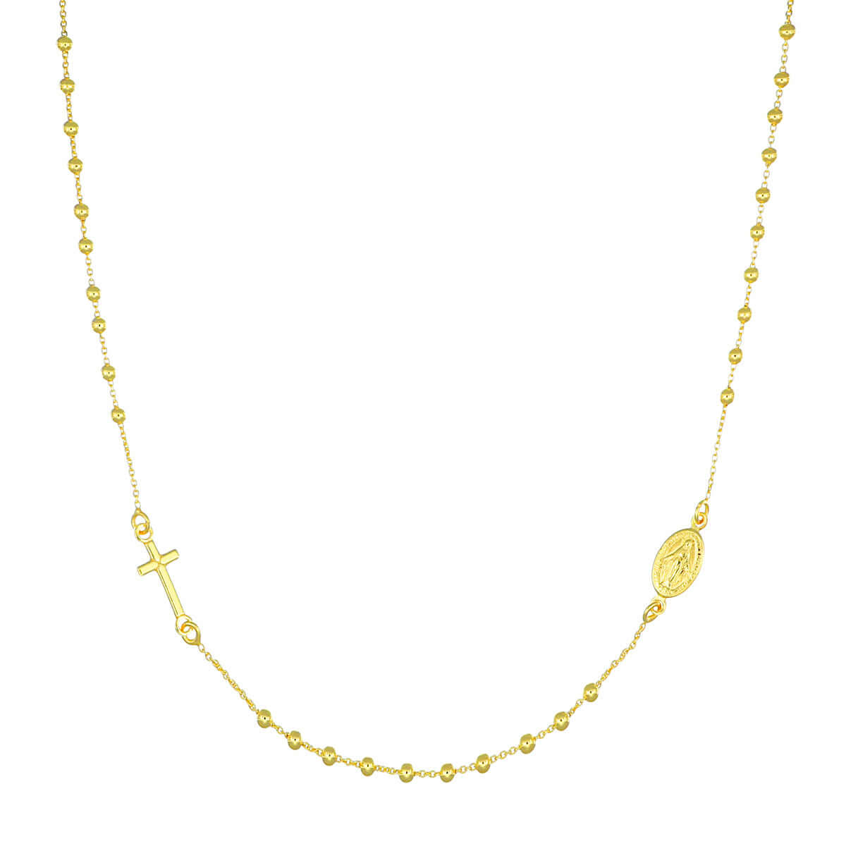 Collana catena Rosario oro giallo Art. ROOG10