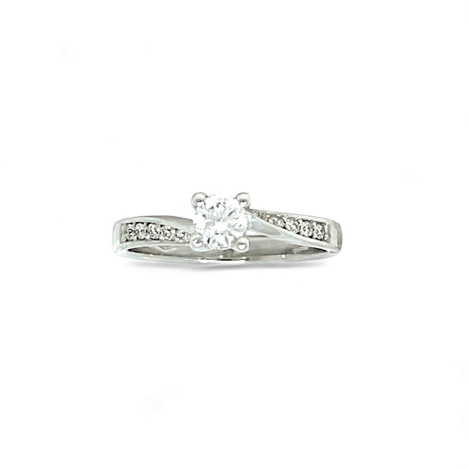 Anello solitario oro e diamanti EROS art. AN3013