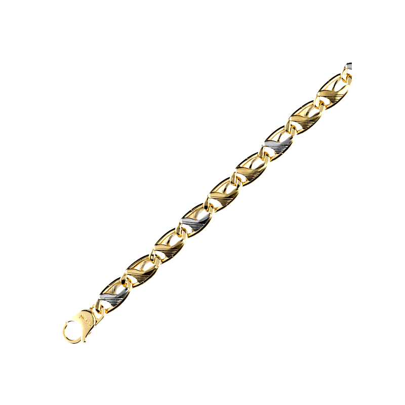 BRACCIALE UOMO IN ORO 18KT ART. CEBR41