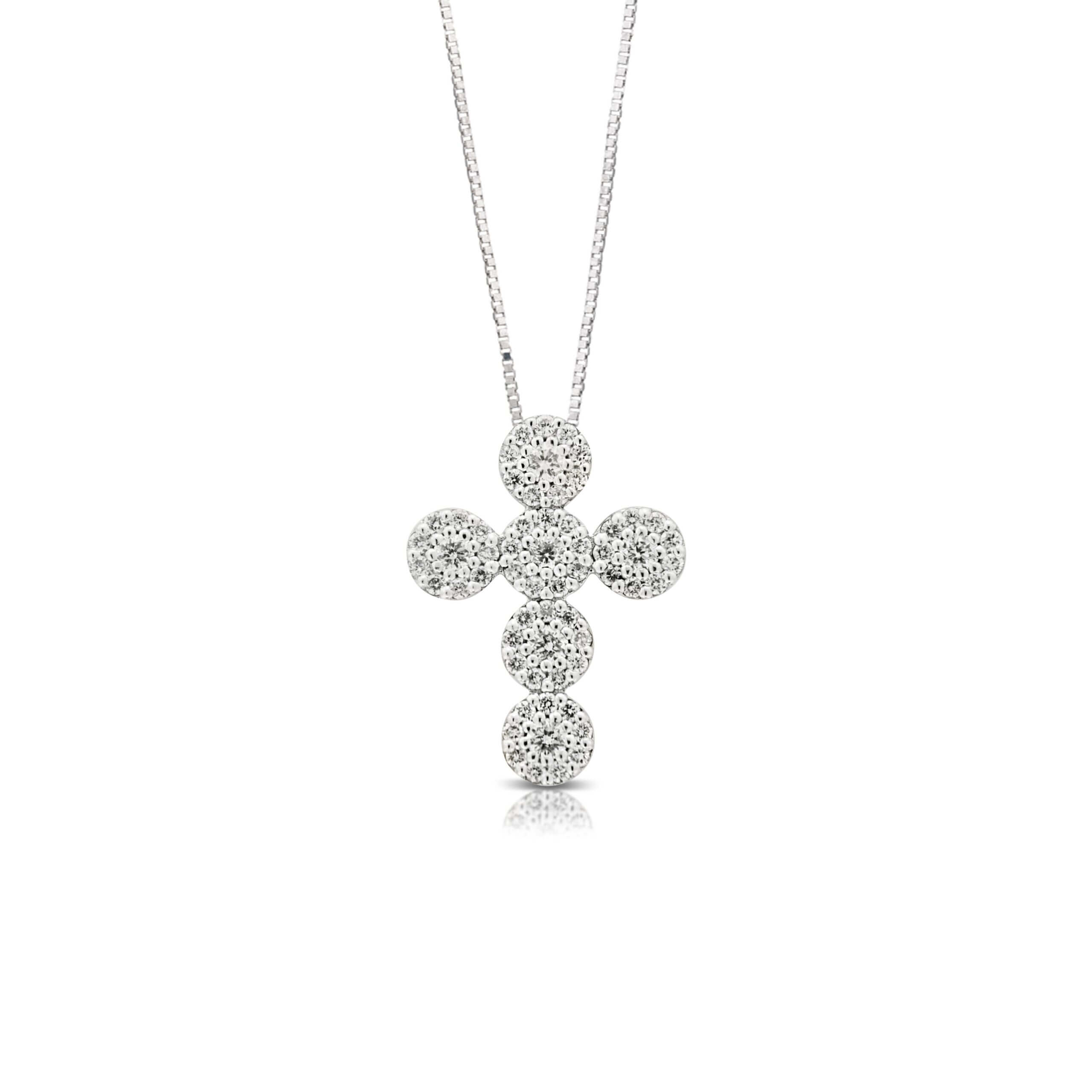 Pendente croce con diamanti art. CC1680