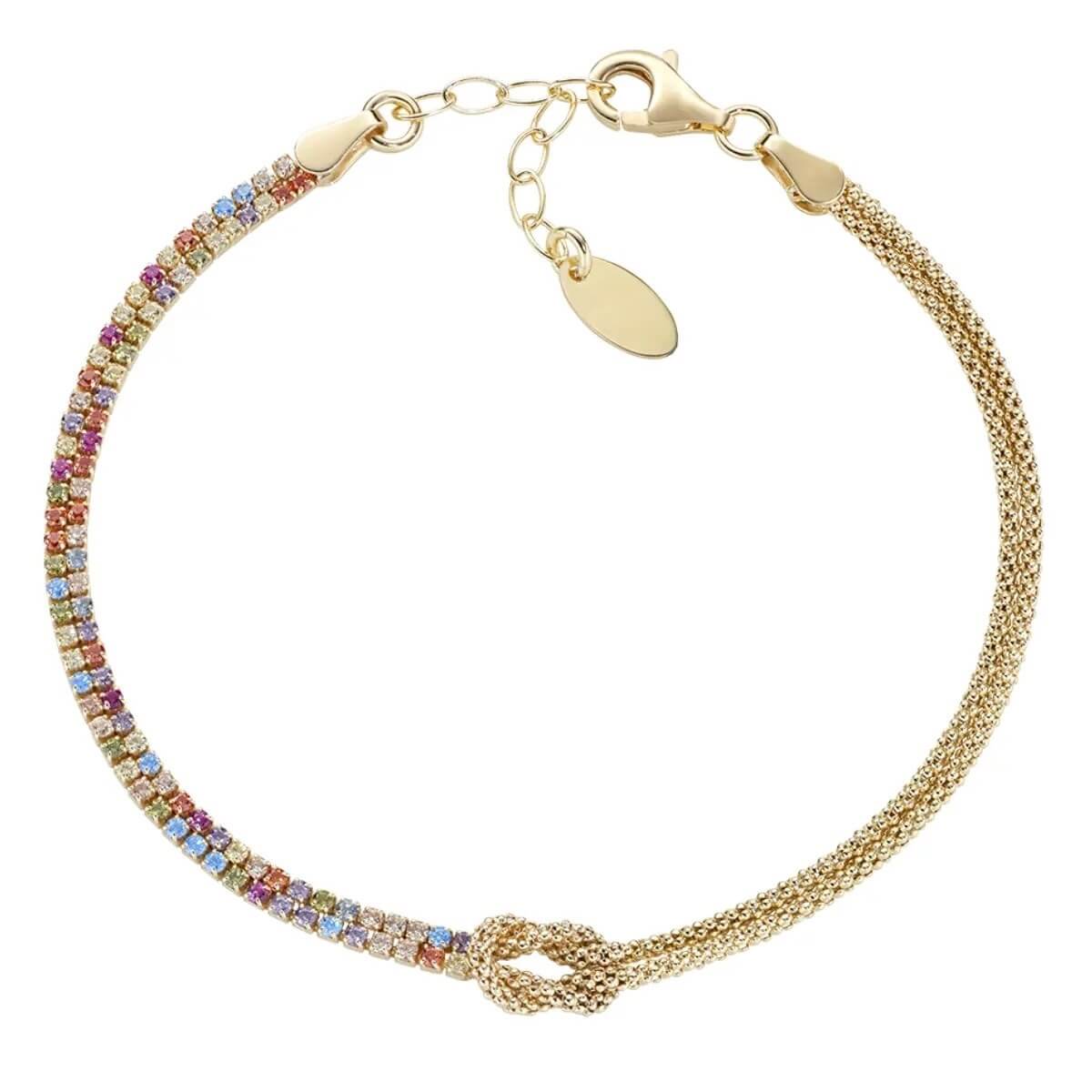 Bracciale nodo in argento 925% art. NODO5