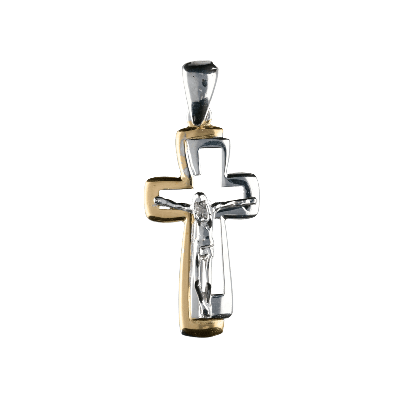 Pendente Croce in oro 18Kt art. CROCE35