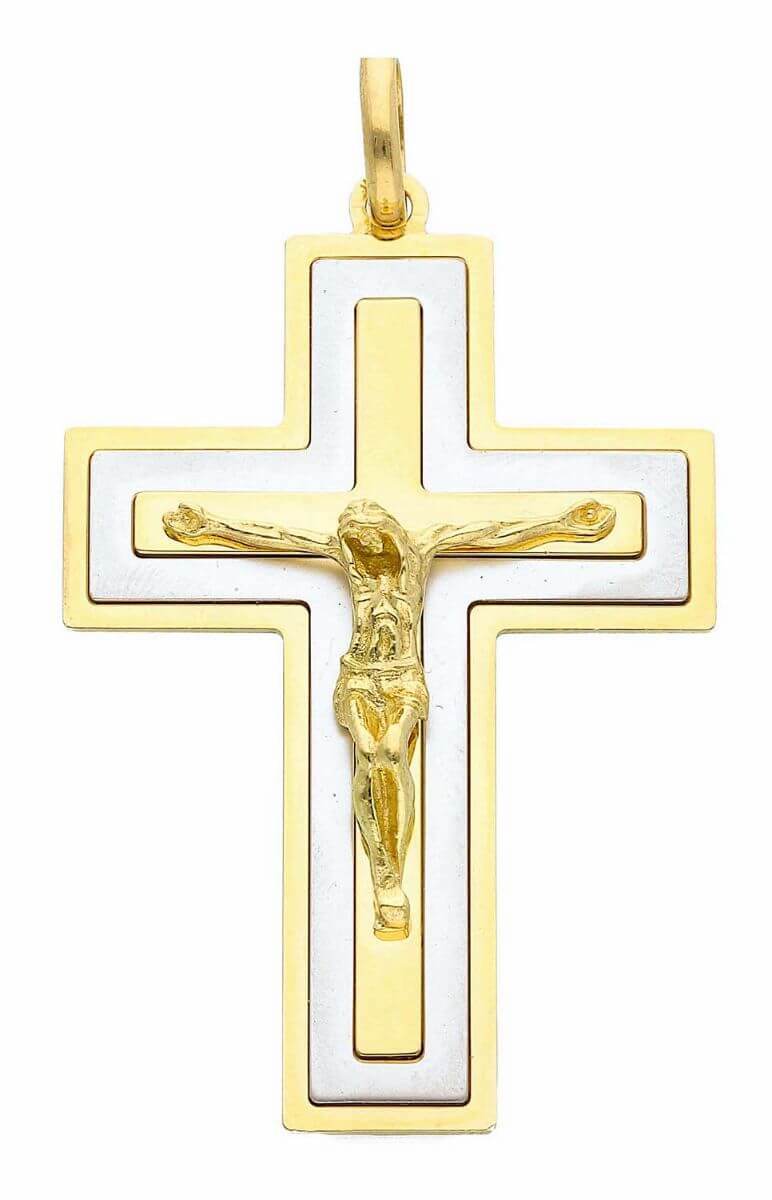 Pendente Croce in oro 18Kt art. CROCE31