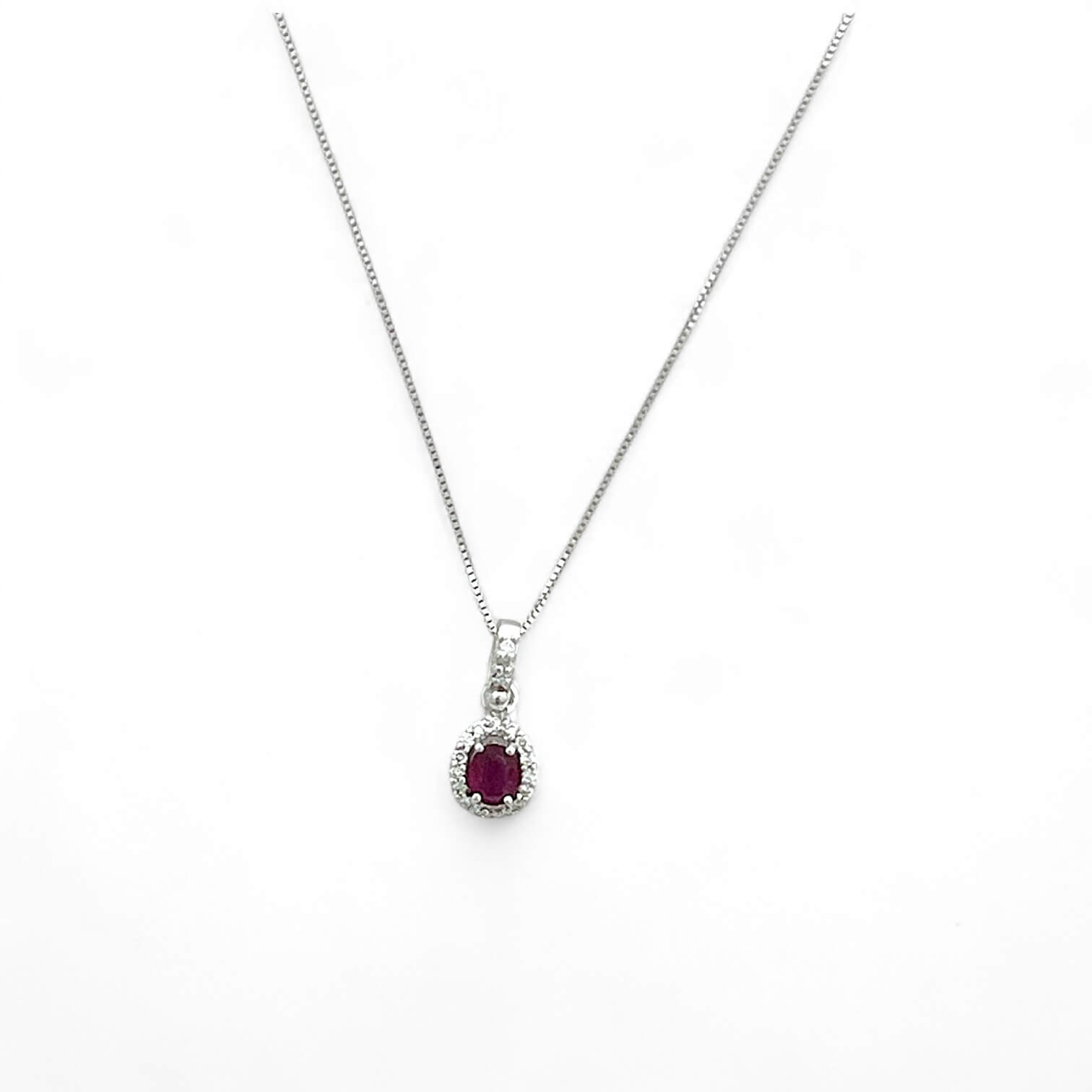 Pendente Rubino Oro e Diamanti GEMME Art.CD1127