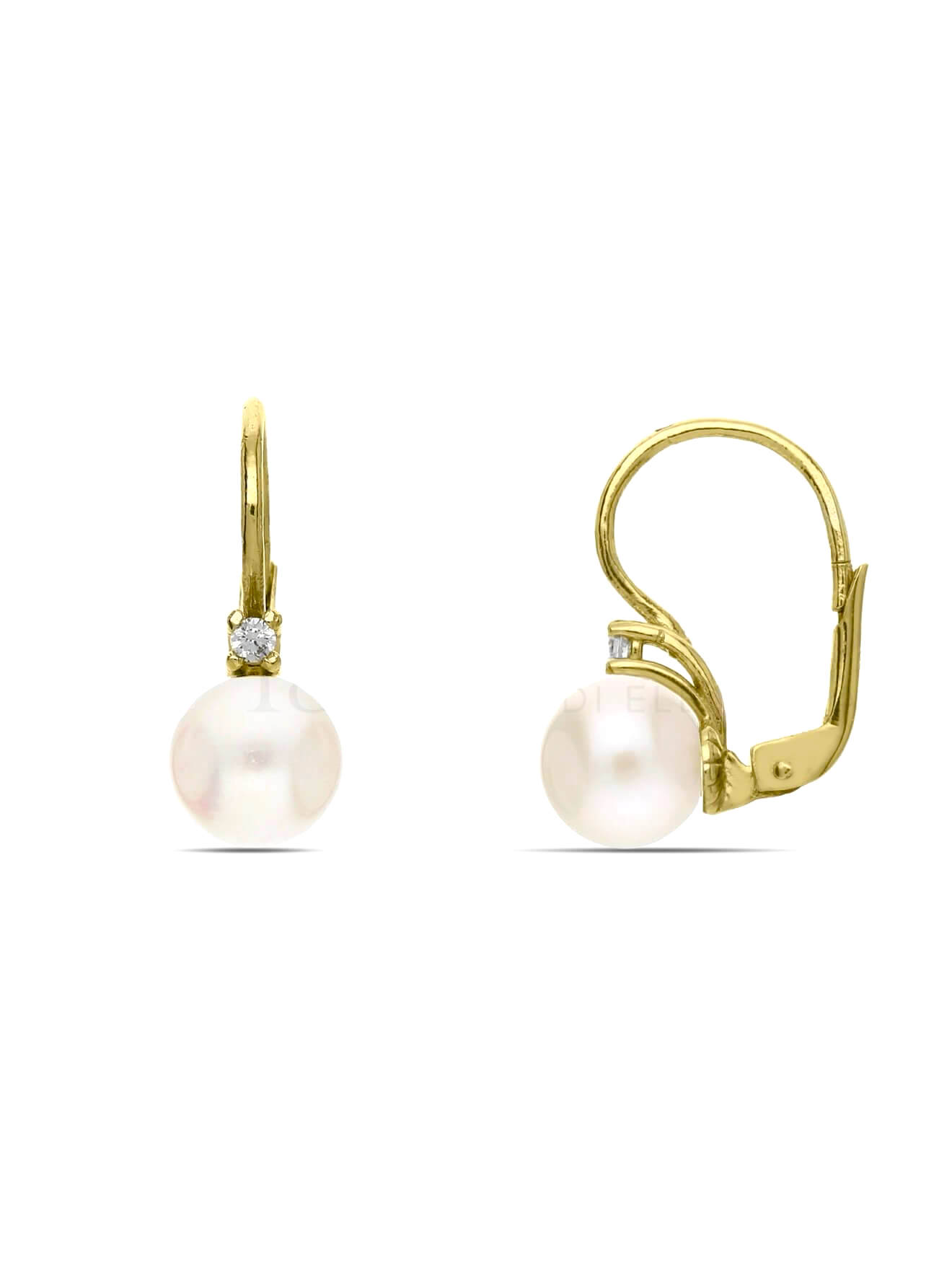 Orecchini perle oro giallo art. ORPE15