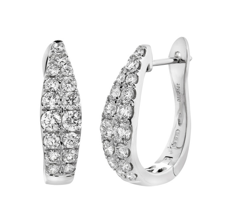 Orecchini  BELLE EPOQUE in oro e diamanti  Art. GF33398E