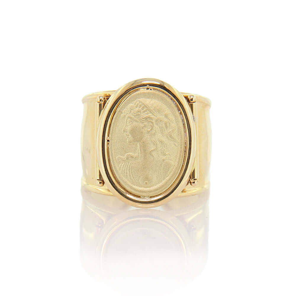 Anello Cammeo in oro 18 kt art. ANCAM